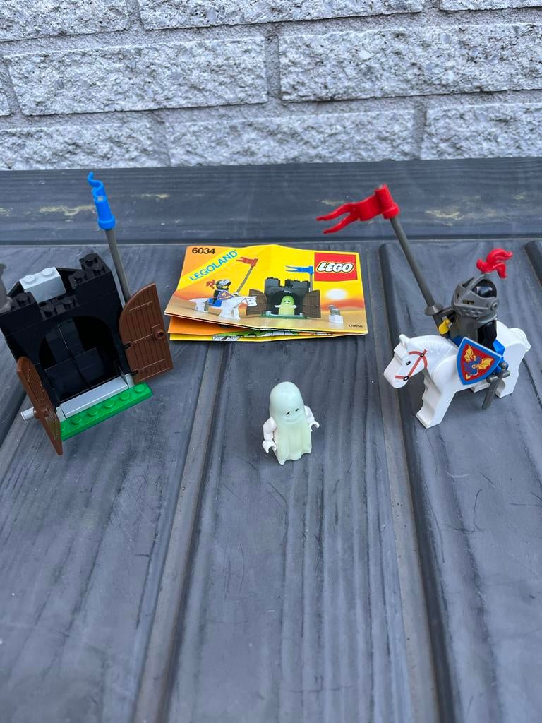 Lego Castle 6034: Geest en Ridder met Paard, Lego, Ophalen of Verzenden, Zo goed als nieuw, Compleet