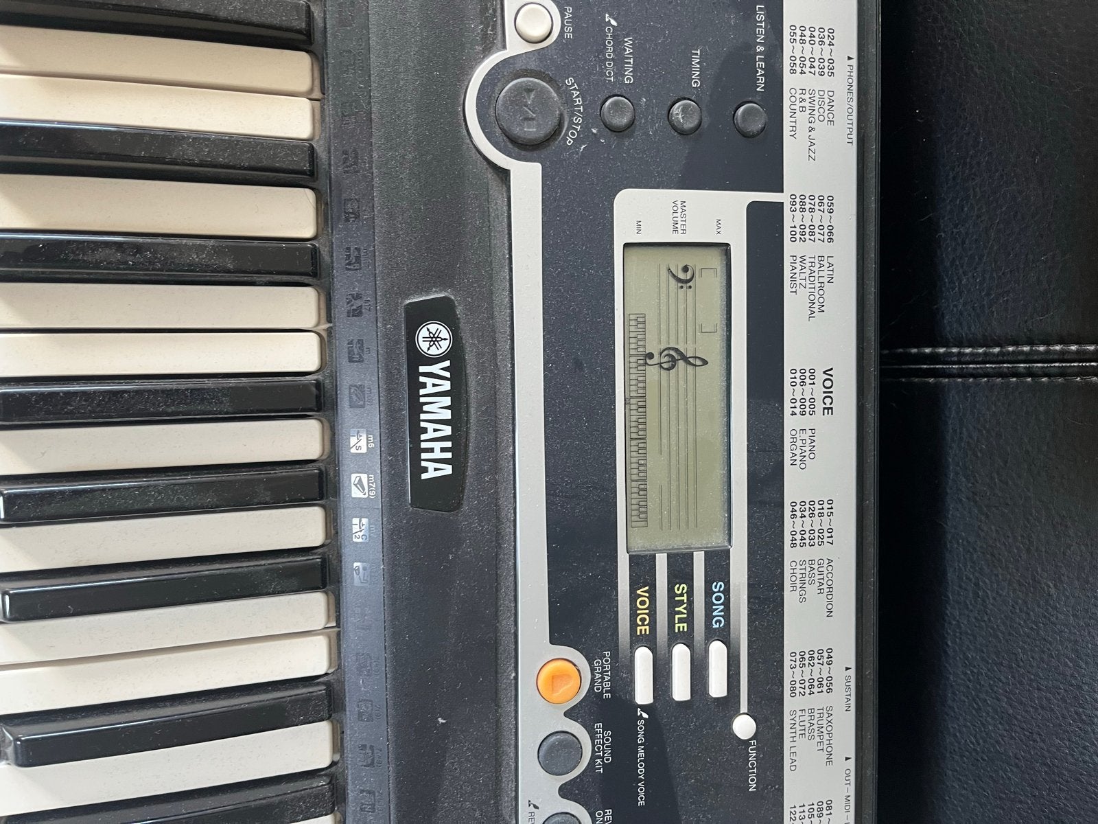 Yamaha Keyboard, Muziek en Instrumenten, Keyboards, Ophalen, Yamaha, Aanslaggevoelig, 61 toetsen