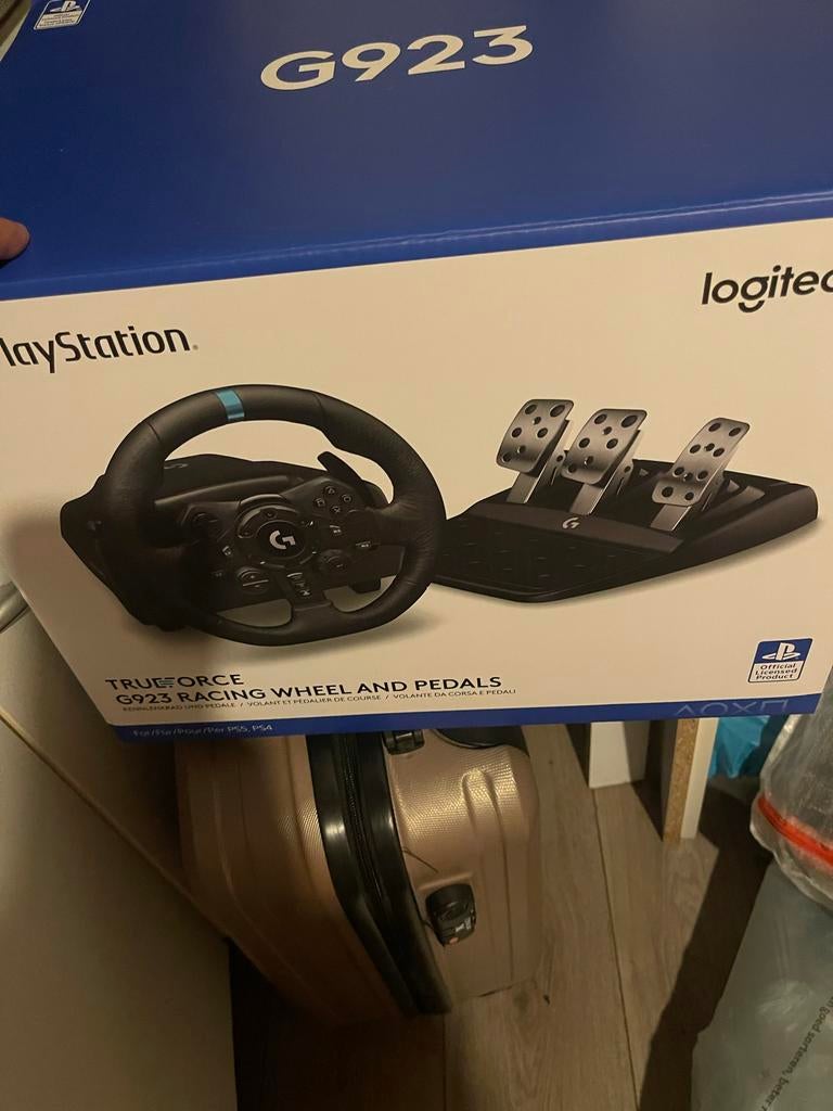Logitech G923 Racing Stuur en Pedalen, Ophalen of Verzenden, Gebruikt, Stuur of Pedalen, PlayStation 4