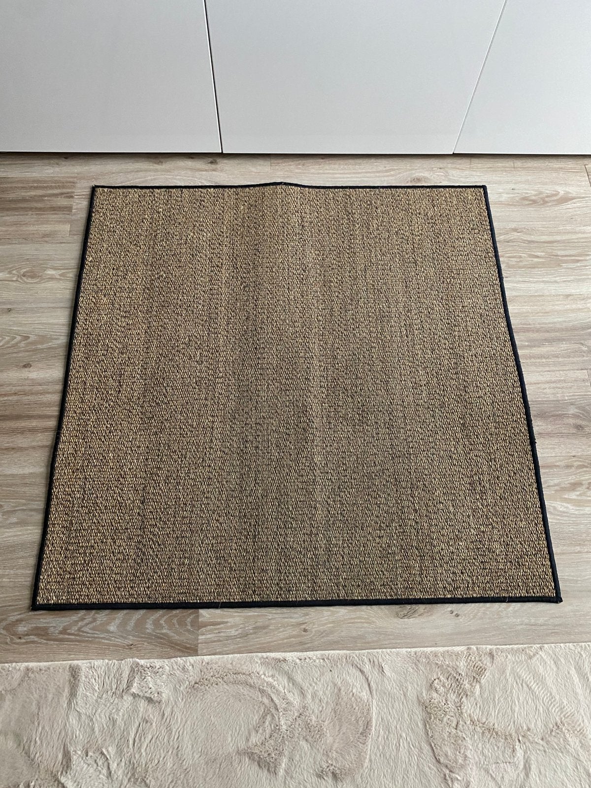 Mooie Mat Van Kokosvezel/Natuurvezel 100x100 Cm, 50 tot 100 cm, Bruin, Vierkant, 50 tot 100 cm
