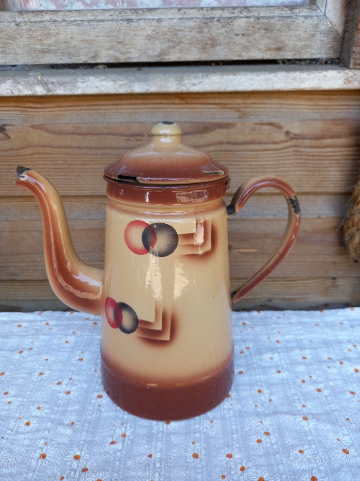 emaille koffiepot, Ophalen of Verzenden