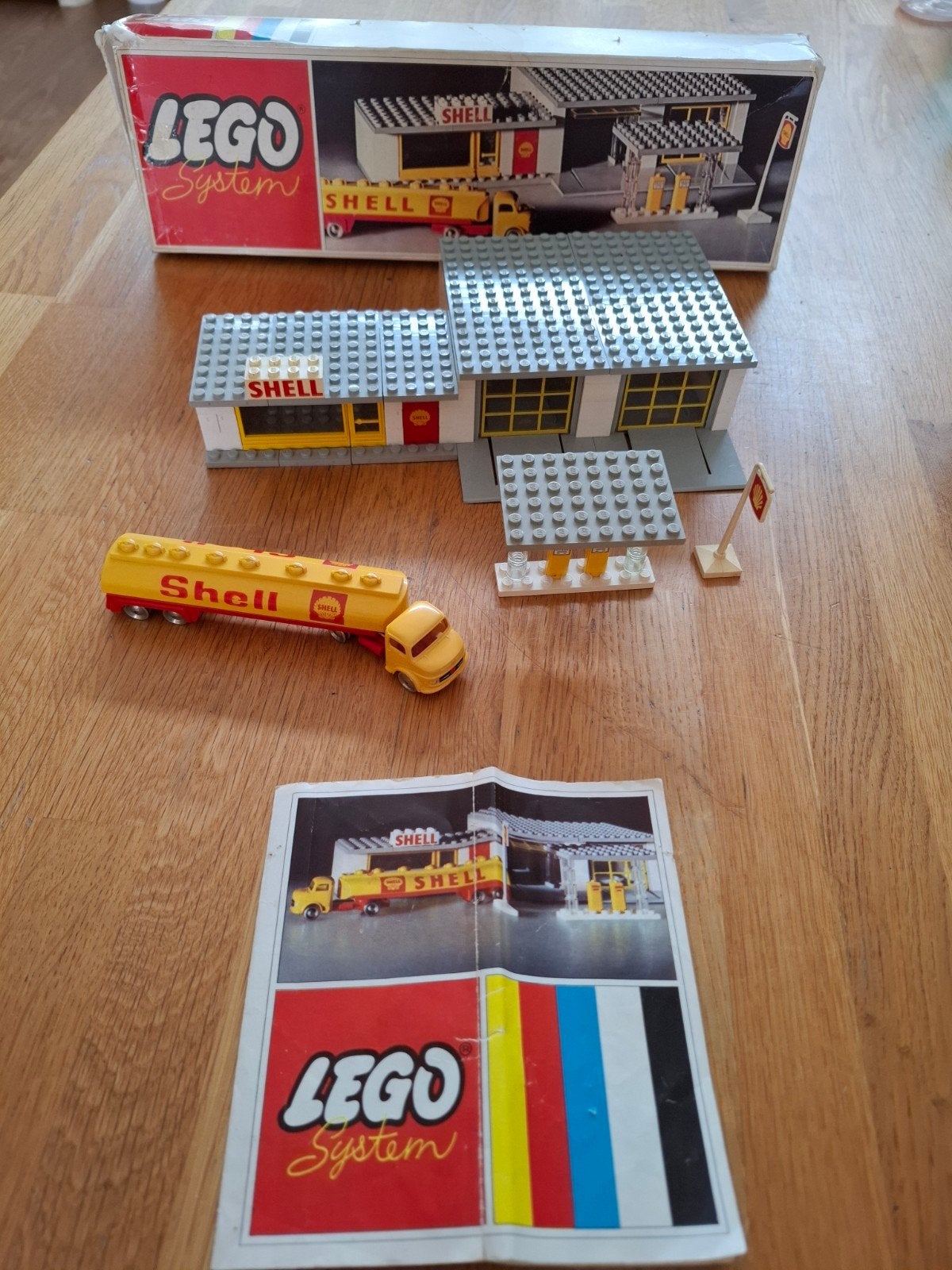 lego set 325 shell tankstation van 1966, Compleet, Gebruikt, Overige thema's, Lego