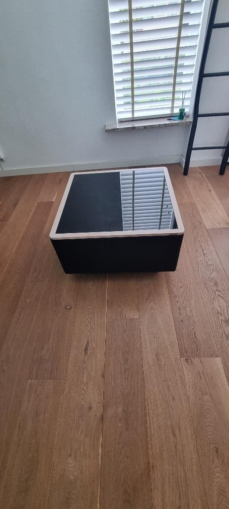 Salontafel, Ophalen, Gebruikt, 50 tot 100 cm, Modern met glas
