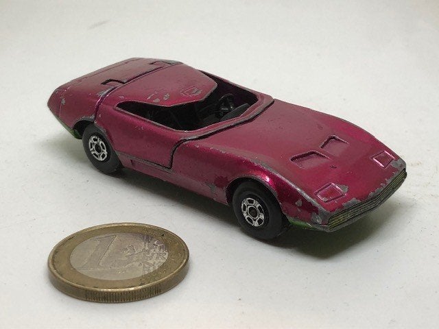 Dodge Charger MK III Rood, Lesney, Ophalen of Verzenden, Gebruikt, Auto