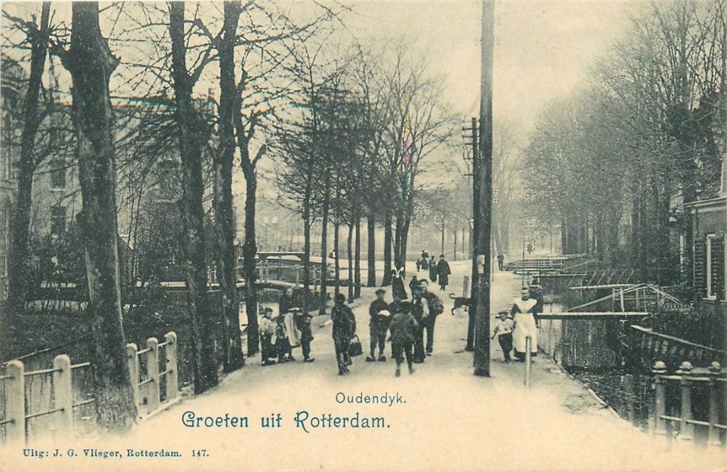 701-124-047 Rotterdam Oudendijk, Verzenden, Voor 1920, Zuid-Holland