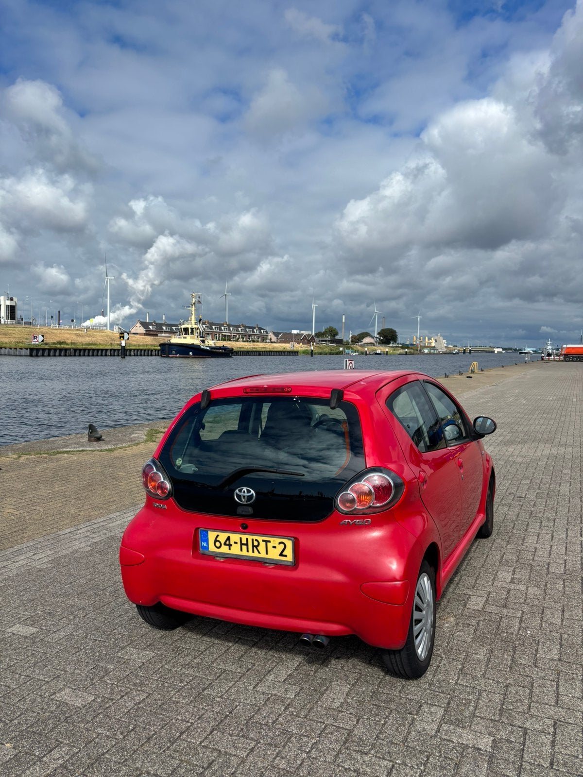 Toyota Aygo 1.0 12V Vvt-i 5DRS 2009 Rood, Auto's, Voorwielaandrijving, 4 stoelen, 68 pk, Origineel Nederlands