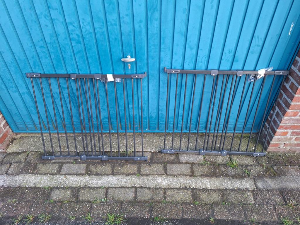 2x BabyDan Traphekje Zwart - Veiligheid voor Kinderen, Gebruikt, Ophalen of Verzenden, 115 cm of meer, Metaal of IJzer