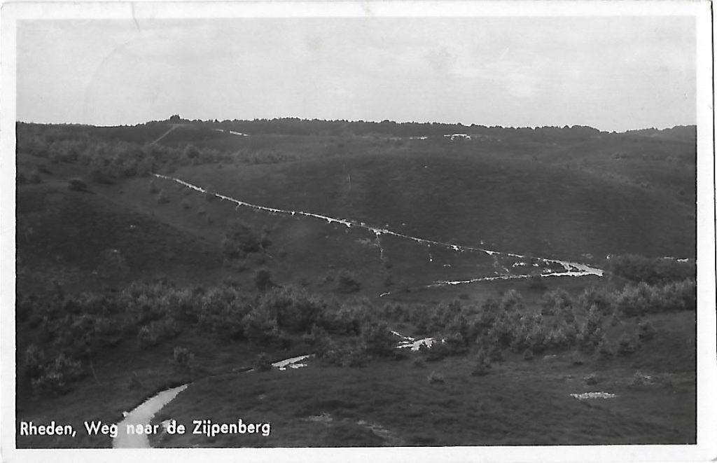 Rheden Weg naar Zijpenberg Oude Ansichtkaart ( 8512 ), Ophalen of Verzenden, 1980 tot heden, Gelopen