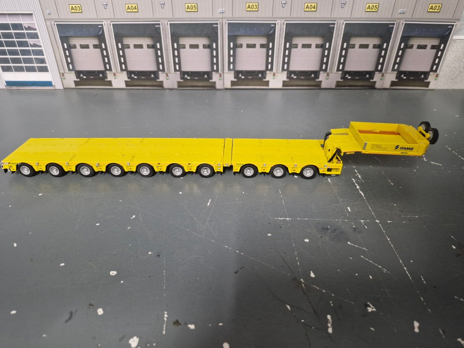 zwaartansport dieplader broshuis 7x3 bed, Hobby en Vrije tijd, Ophalen of Verzenden, Zo goed als nieuw, Bus of Vrachtwagen, Wsi