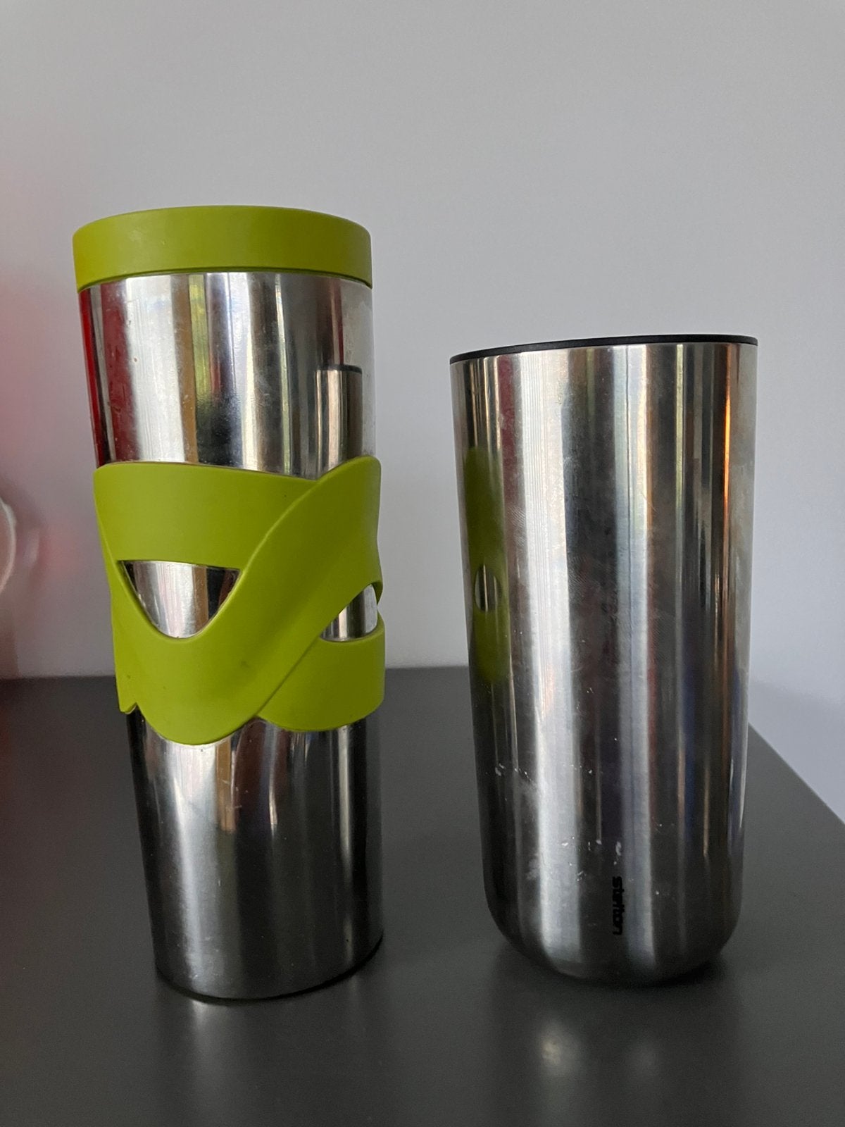 BODUM en STELTON reisbeker, Ophalen of Verzenden, Overige materialen, Overige stijlen