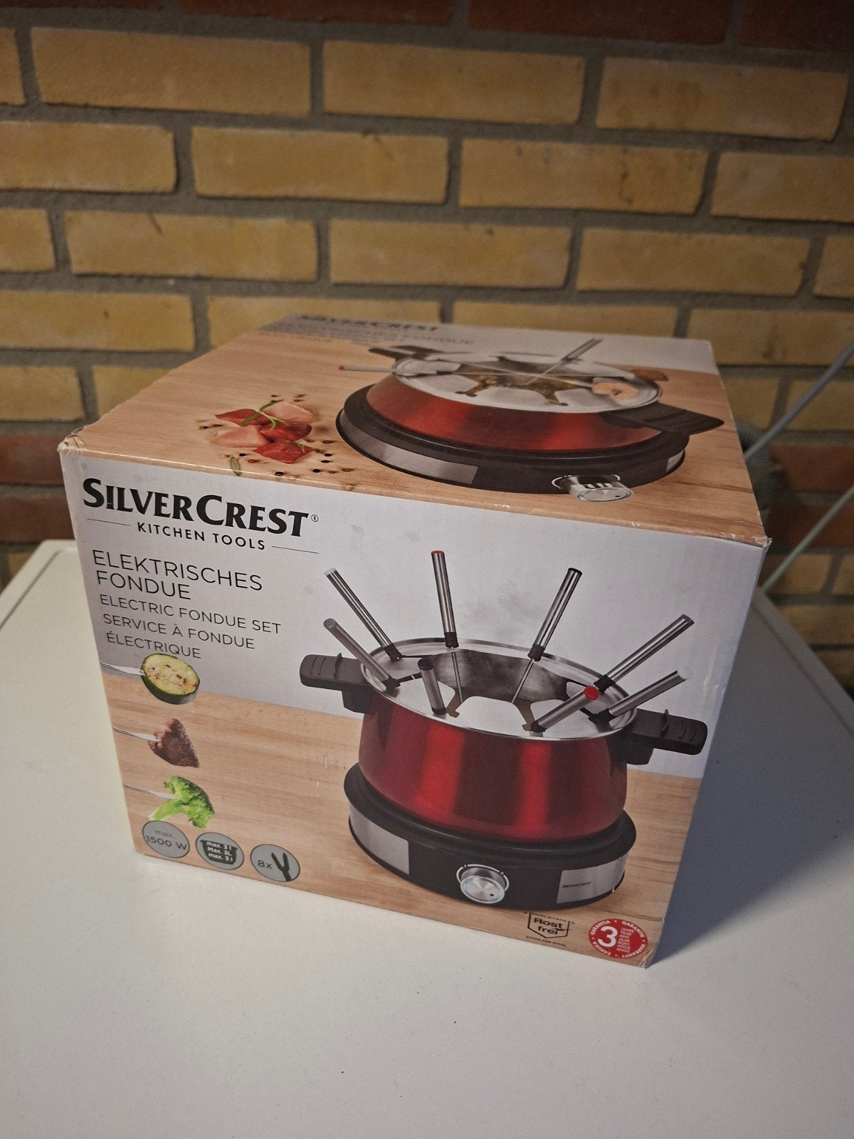 SilverCrest Elektrische Fondue Set - Nieuw in Doos, Ophalen, Nieuw, Elektrisch, Fondueset