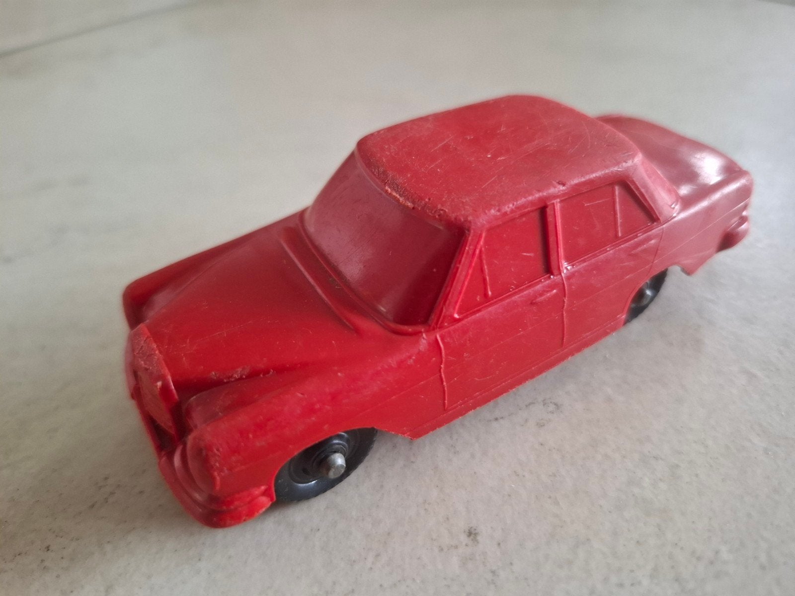 Mercedes Galanite 1:43 modelauto rood, Ophalen of Verzenden, Gebruikt, Auto, Overige merken