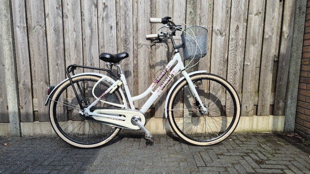 Giant Single 4U meiden- / damesfiets – Wit met mandje - M, Ophalen, Gebruikt, Versnellingen, Giant