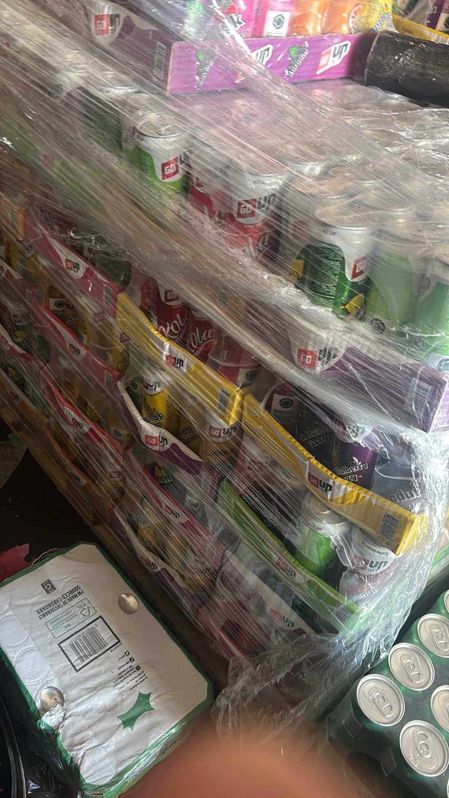 Go Up frisdrank pallet - Diverse smaken, Ophalen