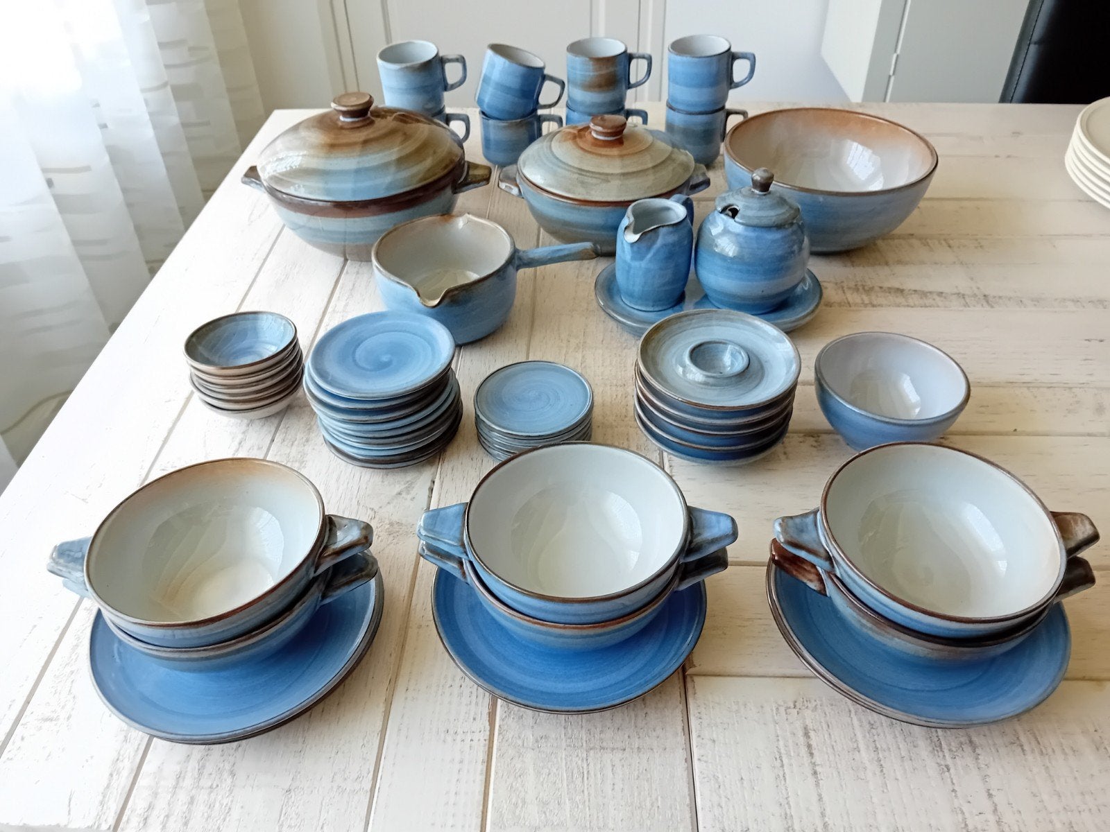 puntgaaf Volendams aardewerk Volendam Blauw nooit gebruikt, Ophalen of Verzenden, Zo goed als nieuw, Overige stijlen, Aardewerk