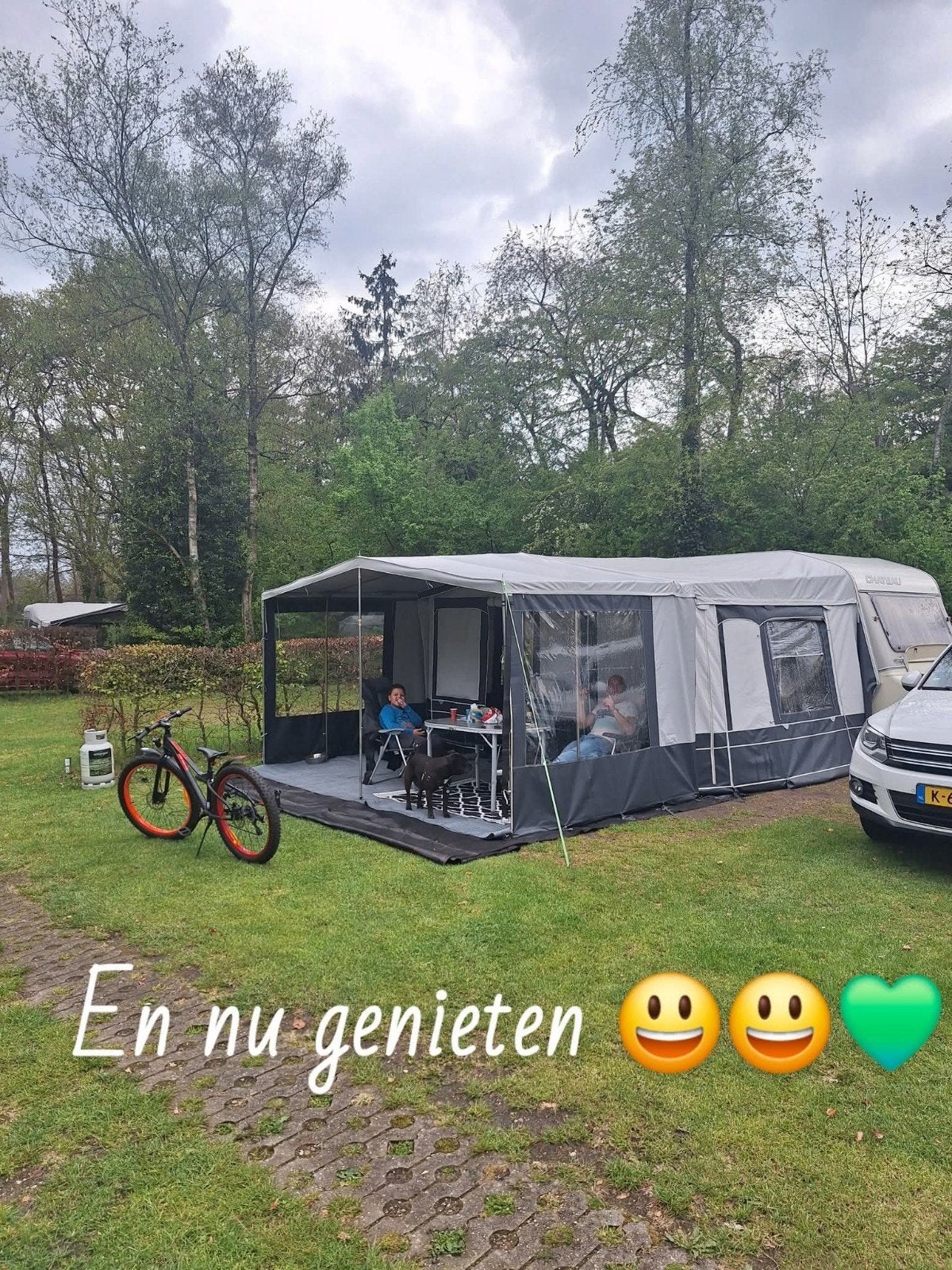 Chateau La Car 430 caravan uit 1991 met 4-seizoenen tent, Caravans en Kamperen, Caravans, Particulier