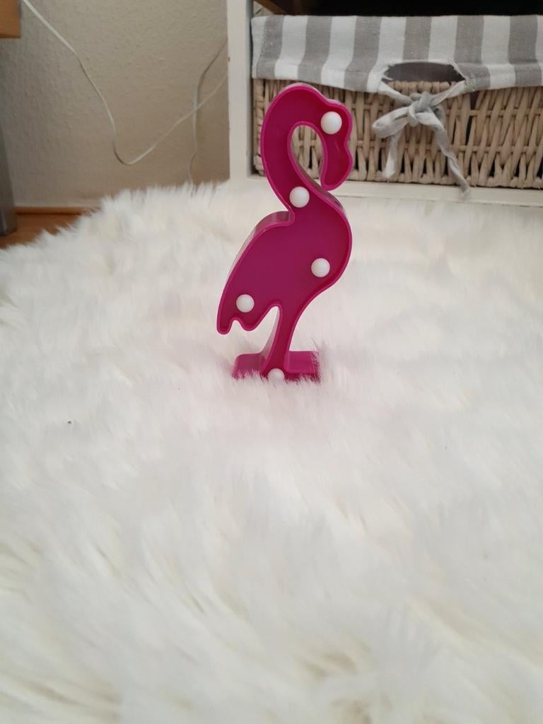 Roze flamingo lampje, Ophalen of Verzenden
