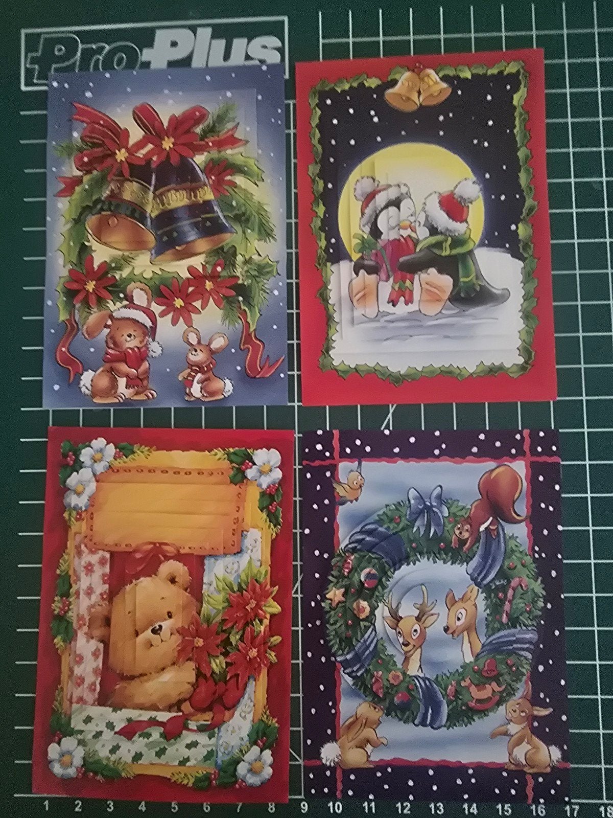 8 3D Kerstplaatjes - Diverse Ontwerpen, Hobby en Vrije tijd, Ophalen of Verzenden, Gebruikt, Overige typen
