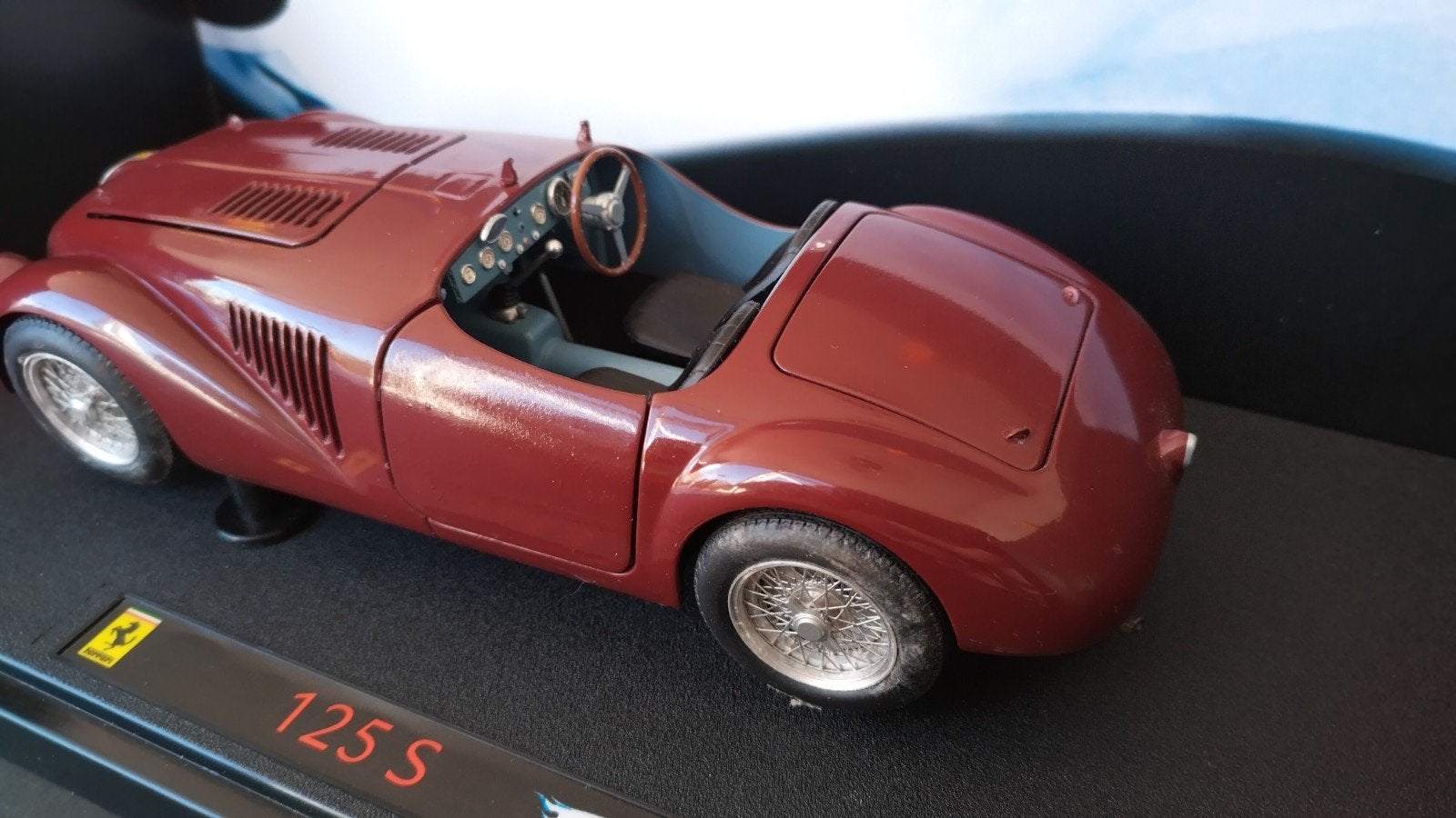 Ferrari 125 S 1:18 Hotwheels Elite Pol, Auto, Verzenden, ., Zo goed als nieuw