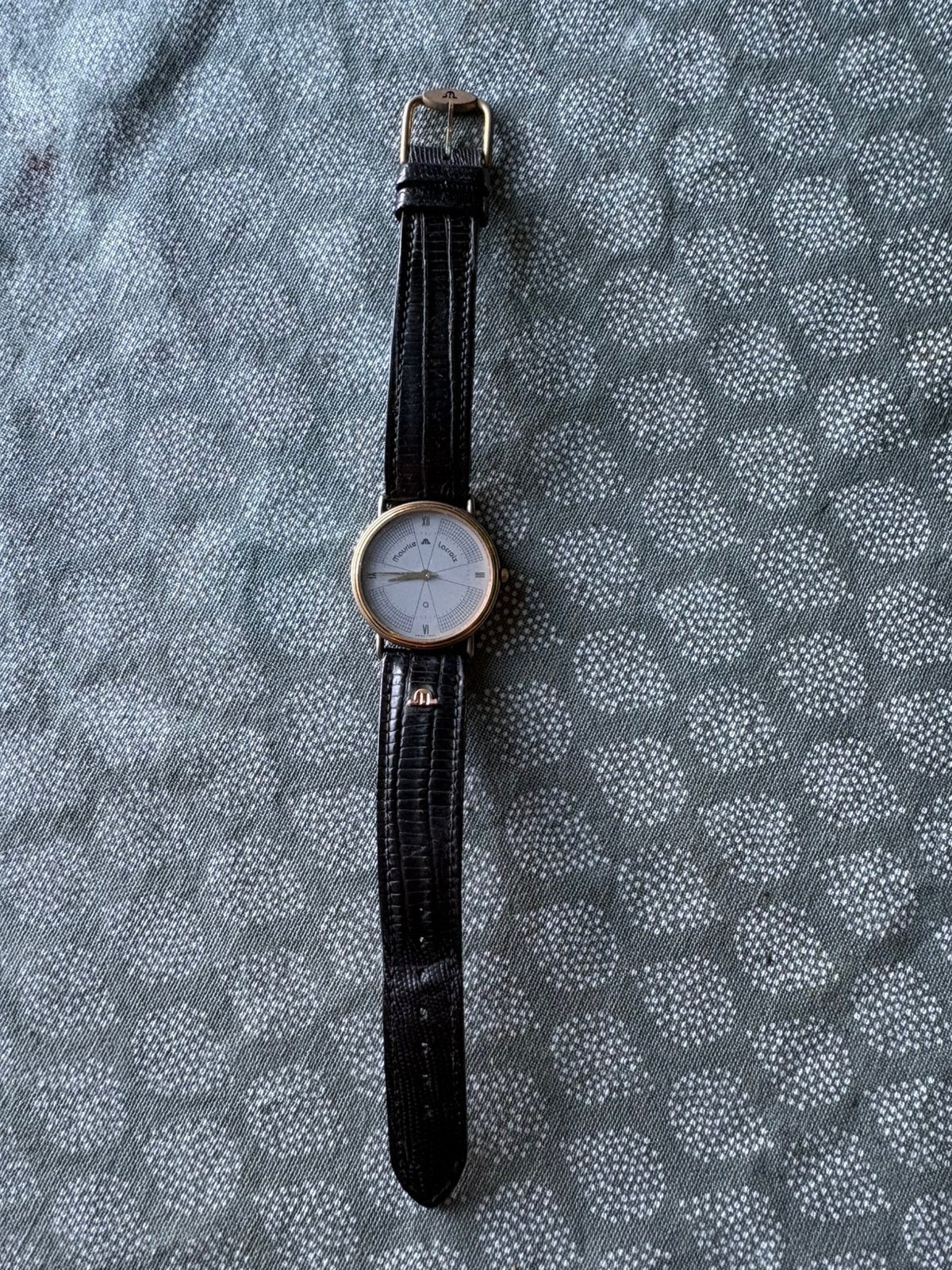 Maurice Lacroix Classic horloge, Ophalen of Verzenden, Zo goed als nieuw, Leer, Overige merken