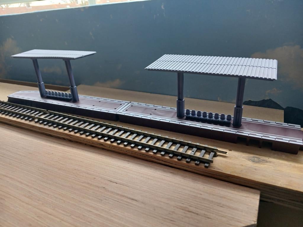Mooie perron voor de trein, Ophalen of Verzenden