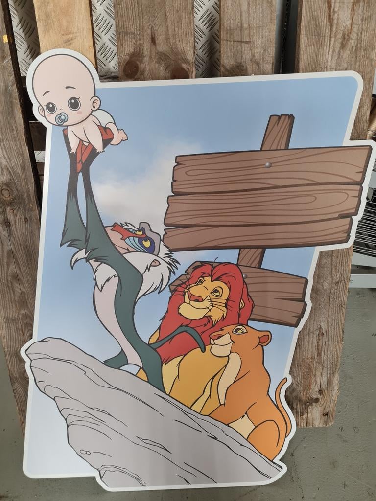 Splinternieuw geboortebord Lion King, Ophalen, Nieuw