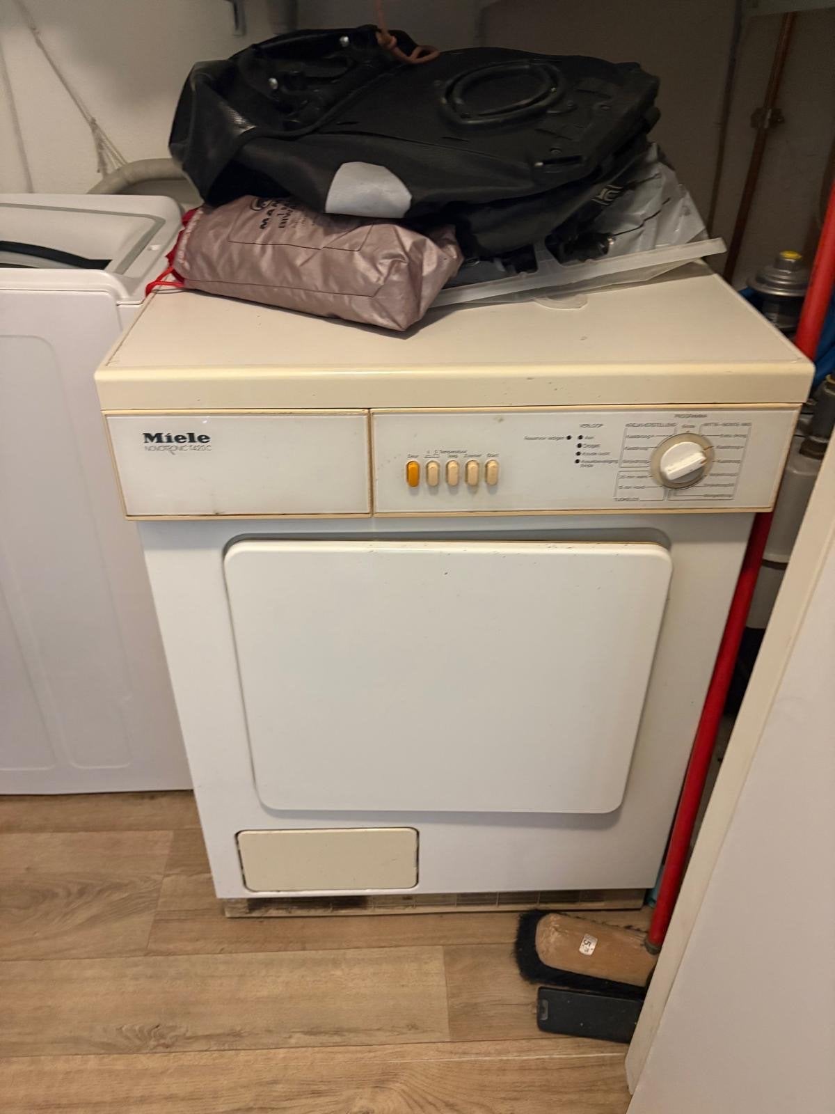 Miele wasdroger - Goed werkende staat, Ophalen, 6 tot 8 kg, Gebruikt, Voorlader