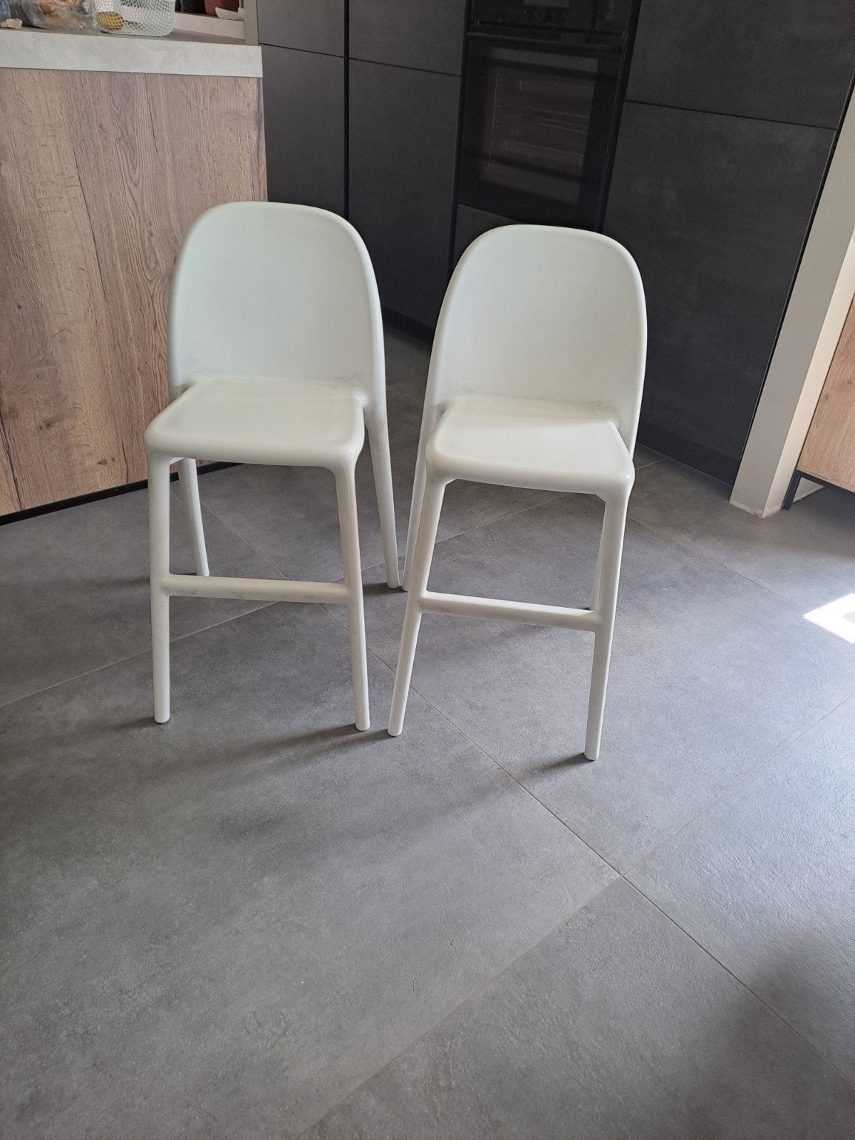 2x Ikea urban junior stoelen, Ophalen, Kunststof, Gebruikt, Twee