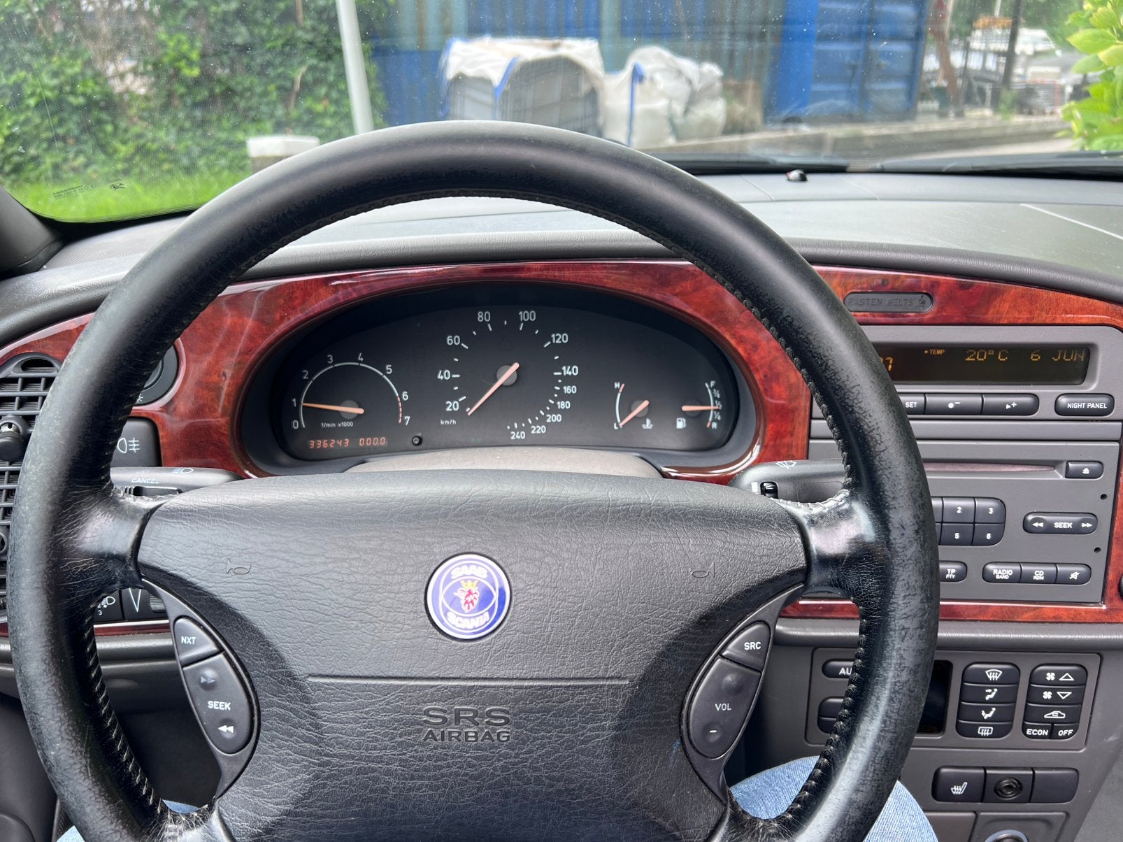 Laat de zomer maar komen Saab 9-3 SE 2.0 T Cabrio 1998 Zwart