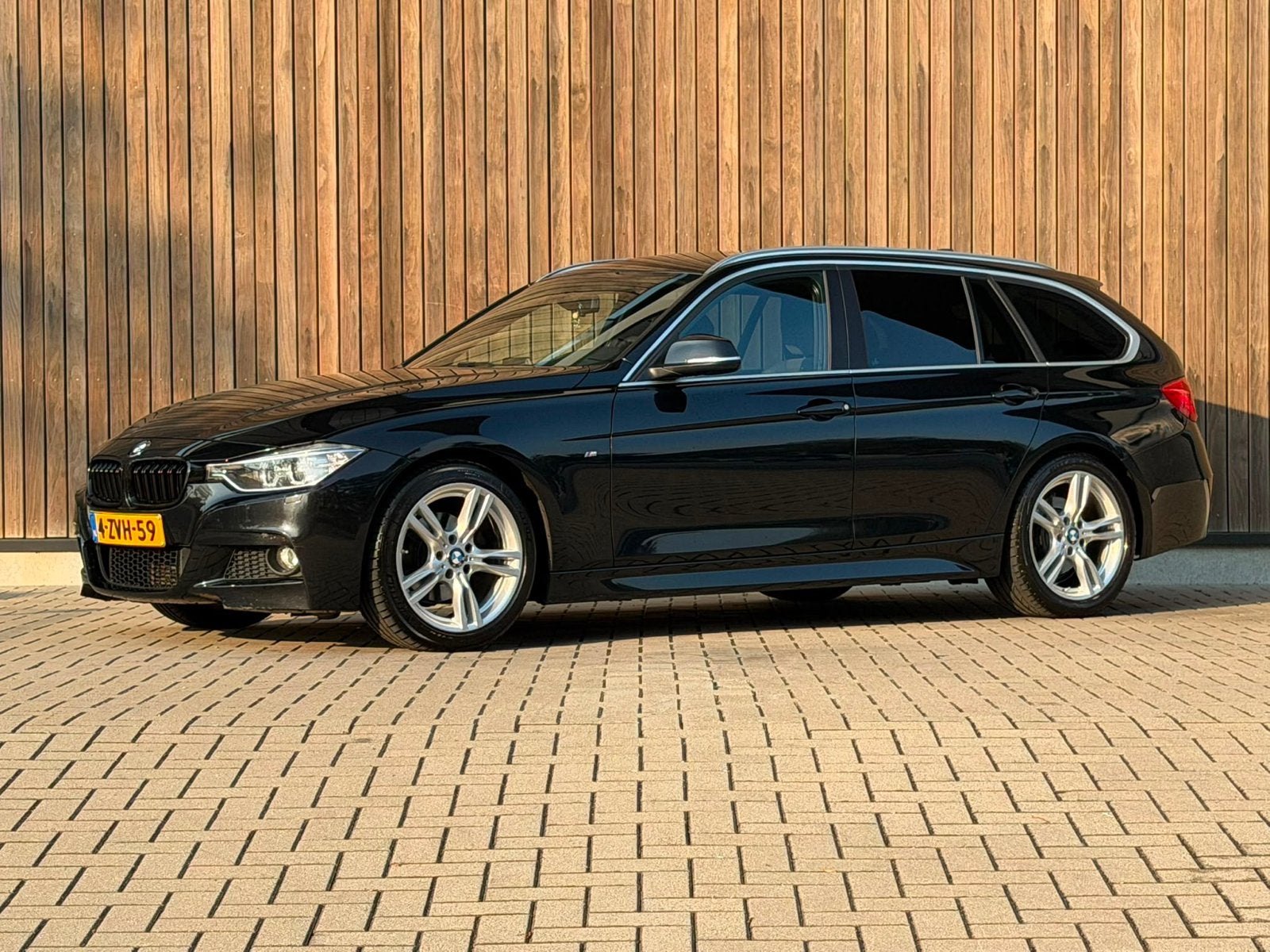 BMW 3-Serie 316i, Harman Kardon, M-pakket, automaat. 2015, Auto's, BMW, Automaat, Euro 6, 4 cilinders, Zwart