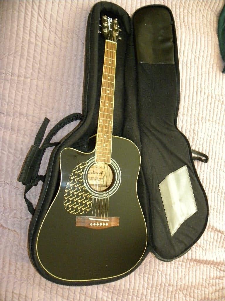 In nieuwstaat Richwood Artist Series RD-12LCE-BK, Muziek en Instrumenten, Ophalen of Verzenden, Zo goed als nieuw, Western- of Steelstringgitaar