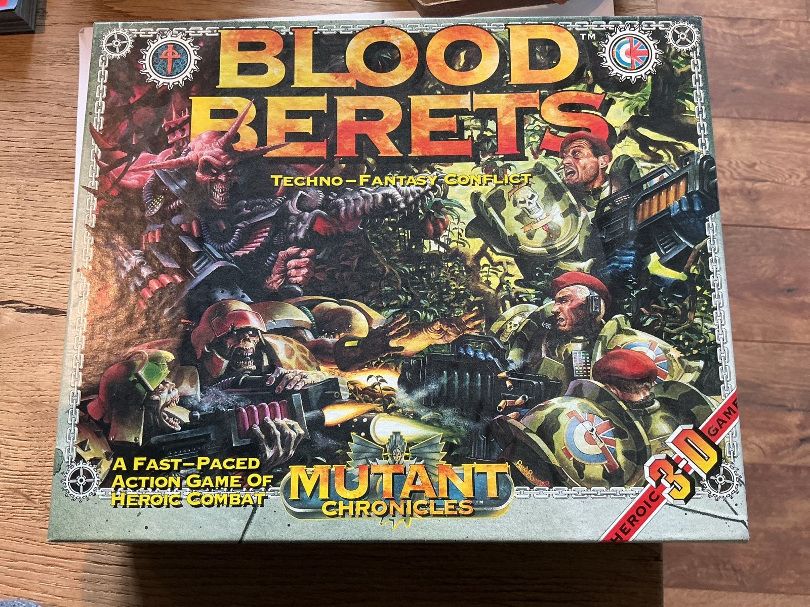Blood Berets: Mutant Chronicles Bordspel, Hobby en Vrije tijd, Wargaming, Ophalen of Verzenden, Zo goed als nieuw