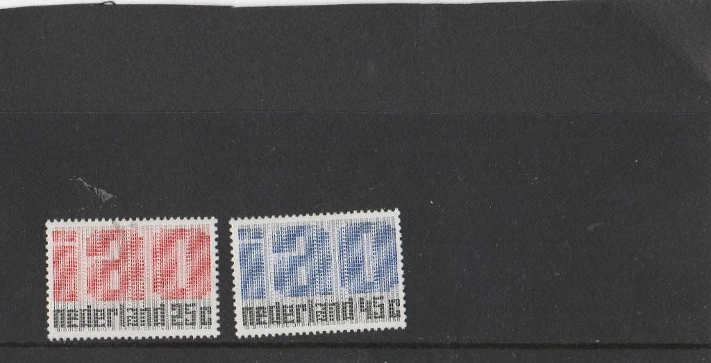 no 18 Nederland   8  serie;s, Ophalen of Verzenden, Postfris