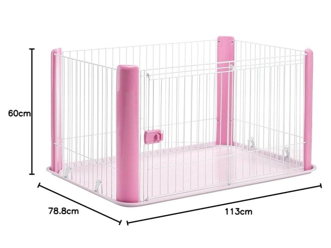 Iris Ohyama Puppy Bench 78,8 x 113 x 60 (H) cm, Ophalen, Zo goed als nieuw