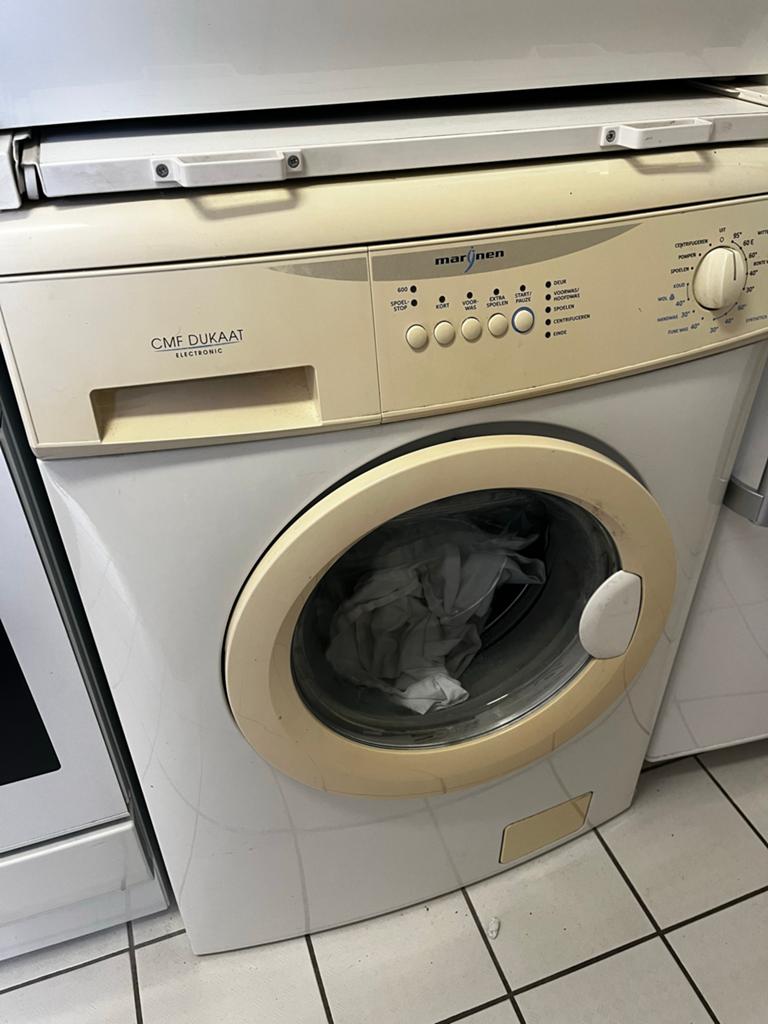 Marijnen CME Dukat Wasmachine - Voorlader, Witgoed en Apparatuur, Wasmachines, Ophalen, Gebruikt, Voorlader, Kort programma