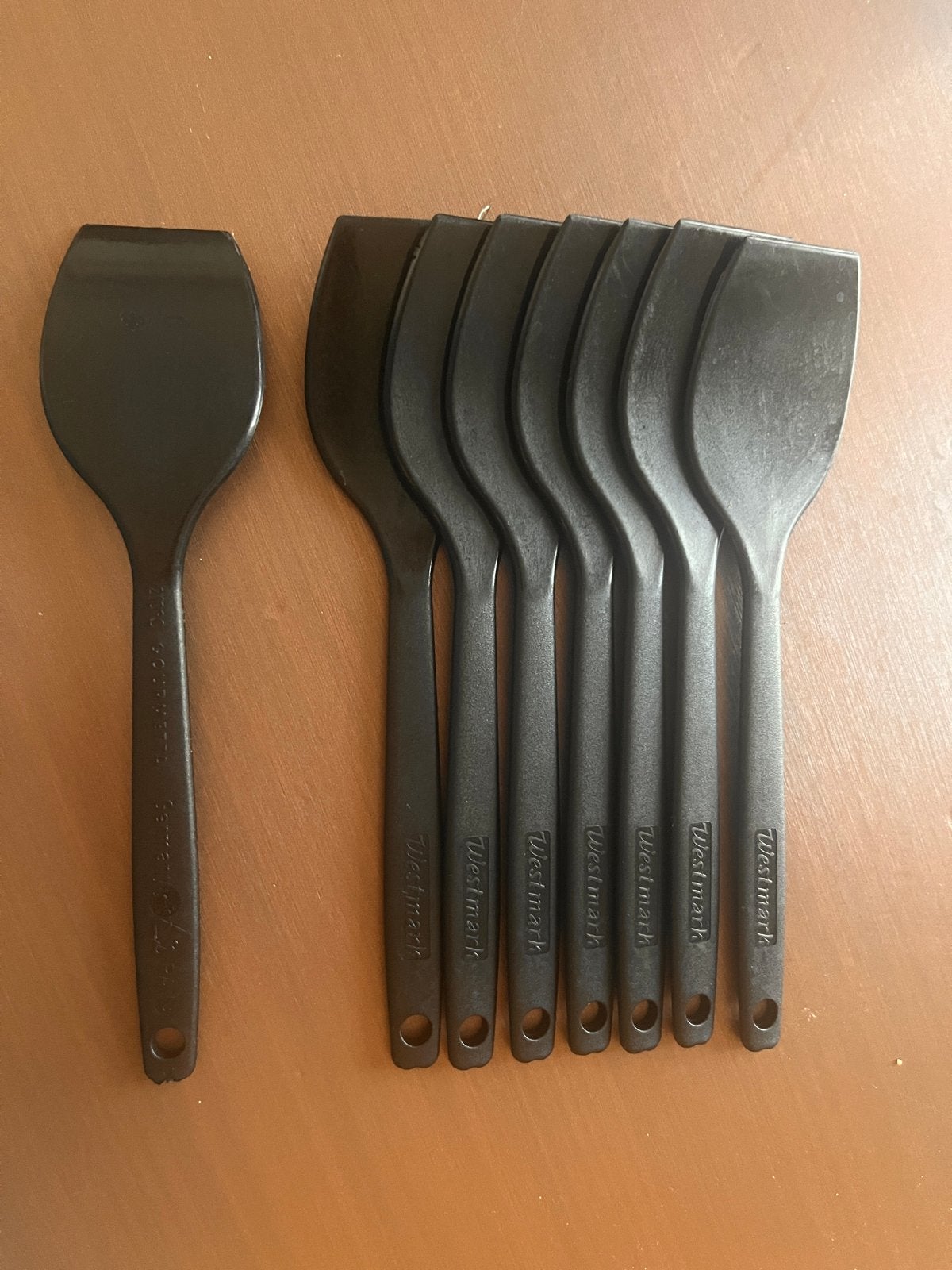 8 Westmark Gourmetta raclette spatels - Zo goed als nieuw, Overige typen, Kunststof, Ophalen of Verzenden, Zo goed als nieuw