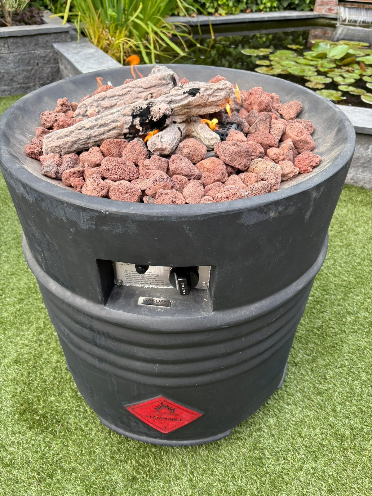 Garden Impressions buiten gashaard model Barrel, Tuin en Terras, Ophalen, Zo goed als nieuw