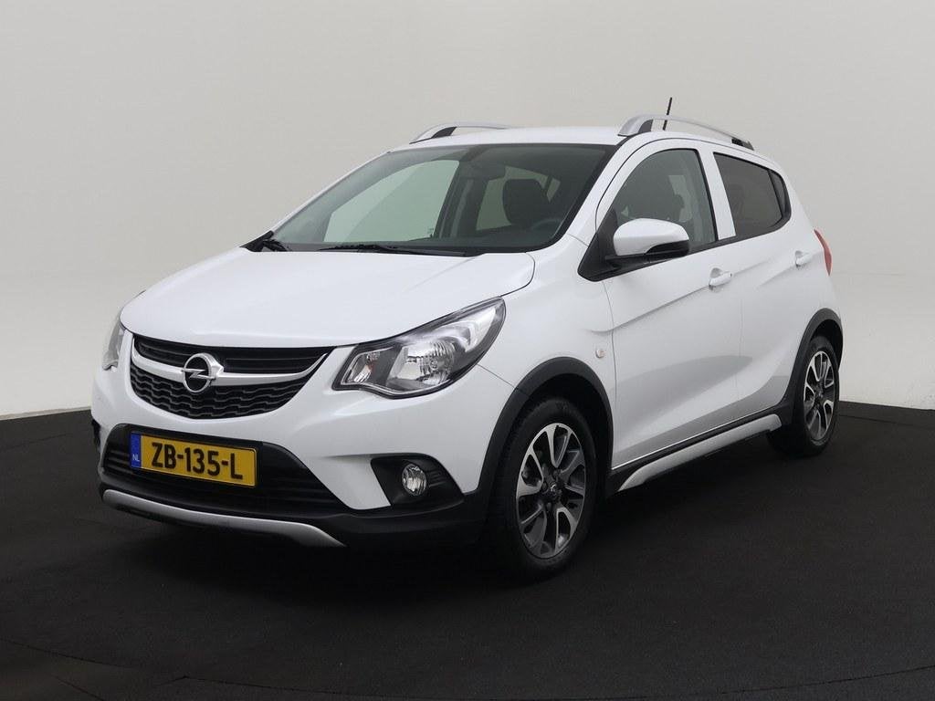Opel KARL 1.0 Rocks Online Edition Trekhaak/Nav/Cruise/Airco, Auto's, Voorwielaandrijving, 839 kg, Stof, Gebruikt