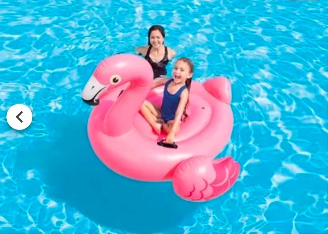 Opblaasbare flamingo zwemband voor kinderen, Ophalen of Verzenden, Gebruikt
