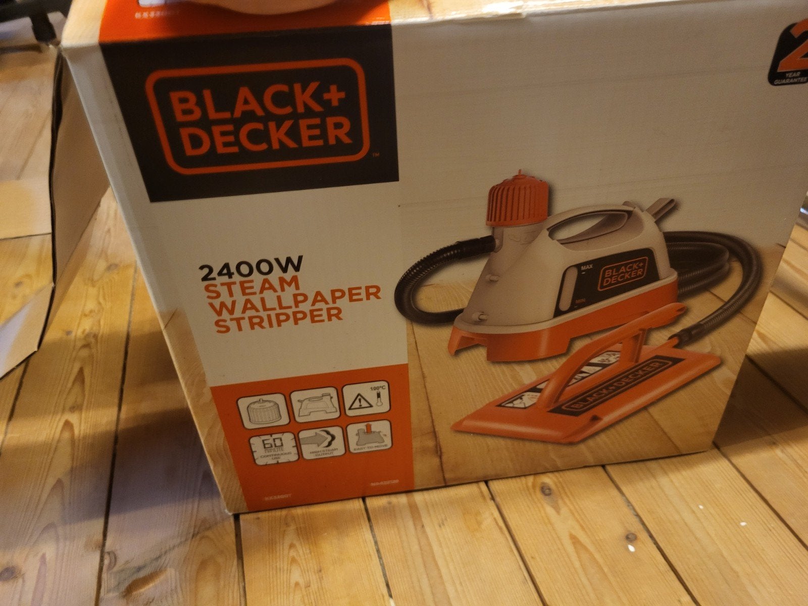 Black en Decker Stoom Behangverwijderaar 2400W, Ophalen, Gebruikt, Overige typen
