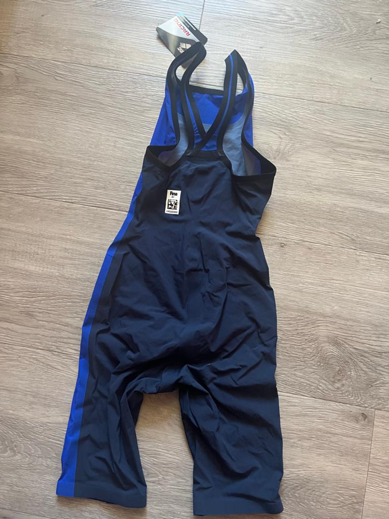 Arena Carbon Air FBSLCB Dames Wedstrijdzwempak, Ophalen of Verzenden, Nieuw, Blauw, Badpak