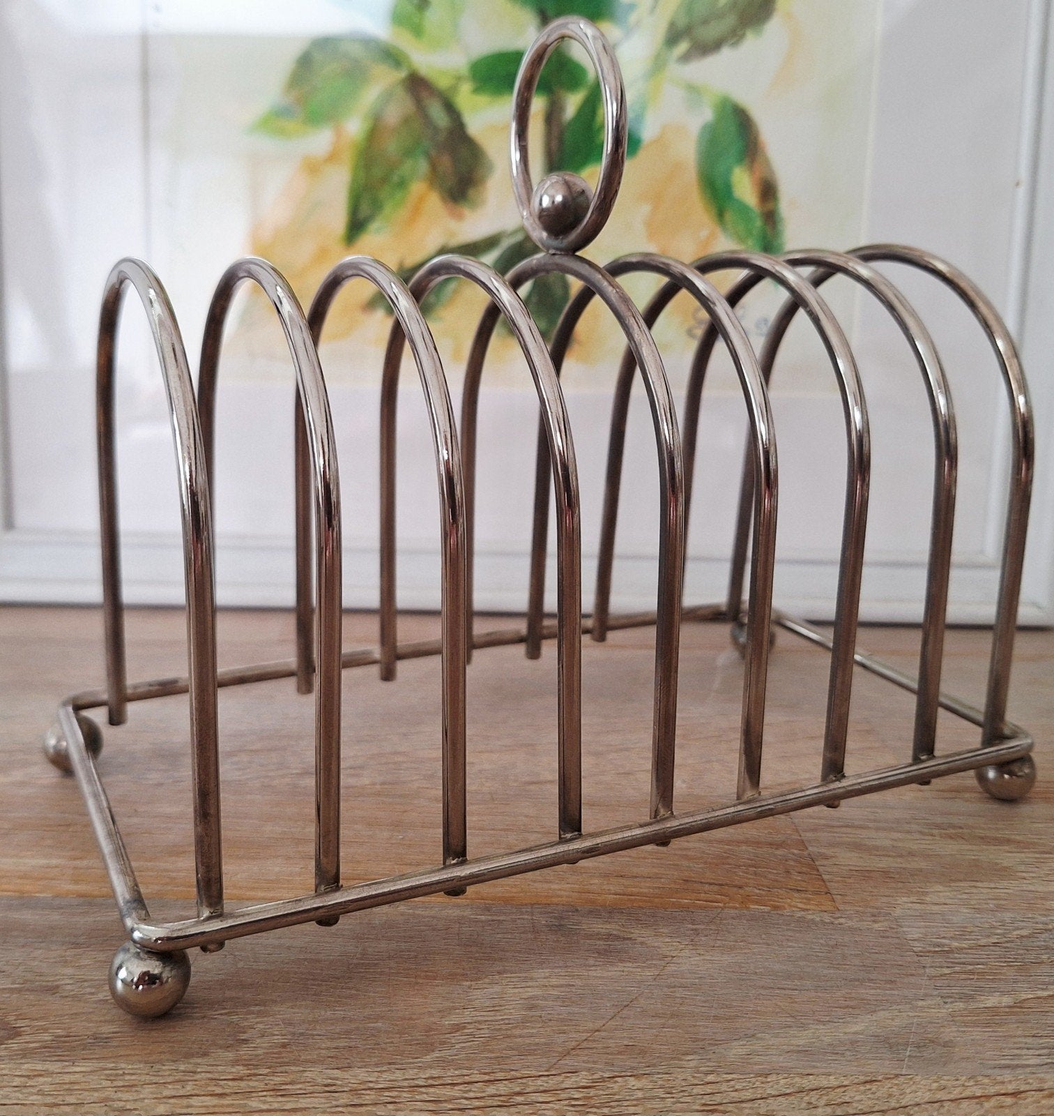 Vintage  toastrekje uit Frankrijk, hoger formaat, Ophalen of Verzenden