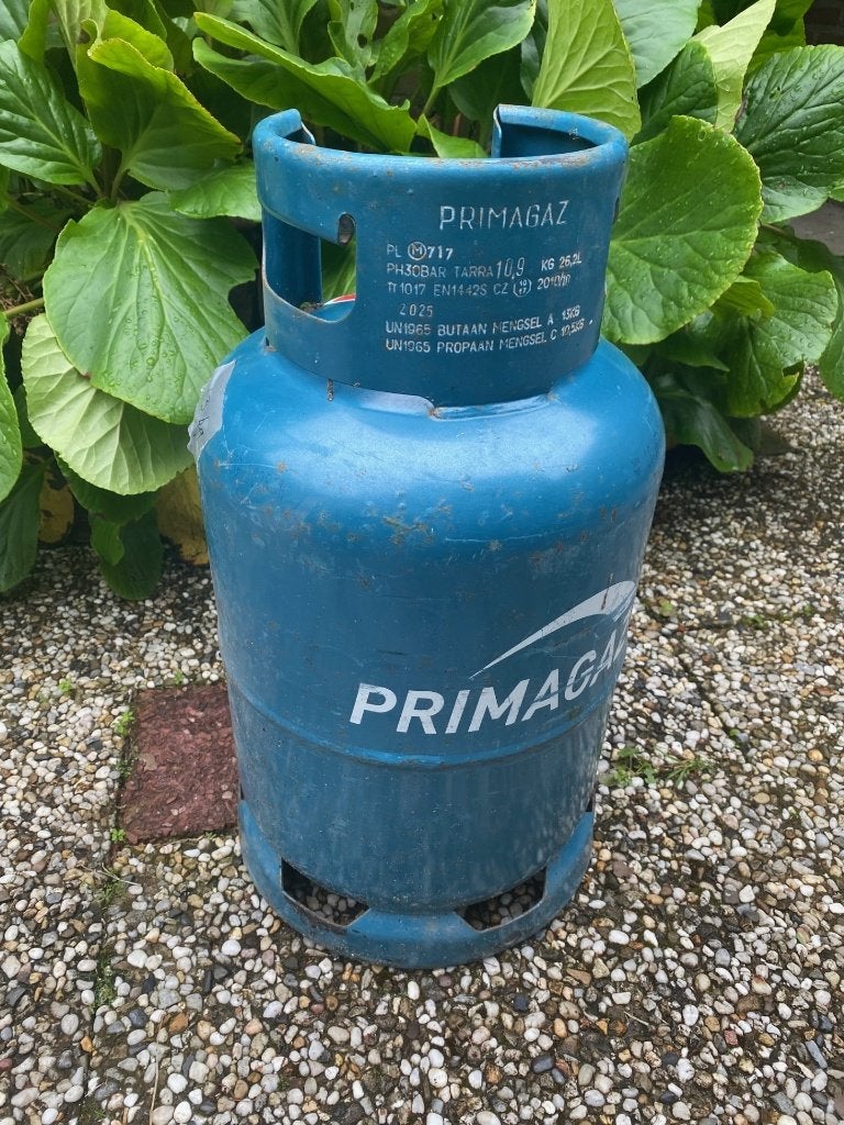Primagaz  gasfles, Ophalen