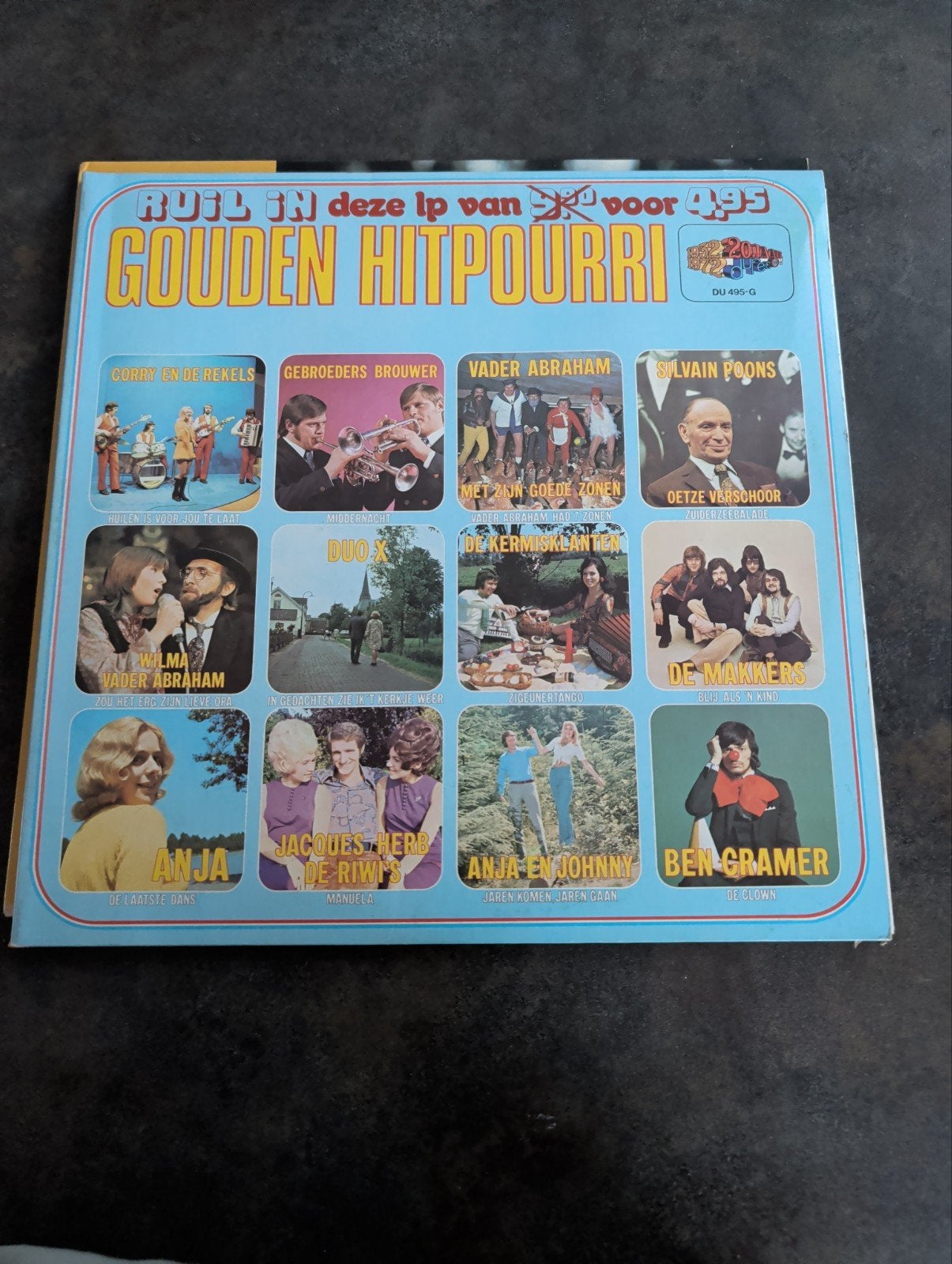 Gouden Hitpourri LP - Diverse Artiesten, Ophalen of Verzenden, Gebruikt, Levenslied of Smartlap, Verzamelalbum