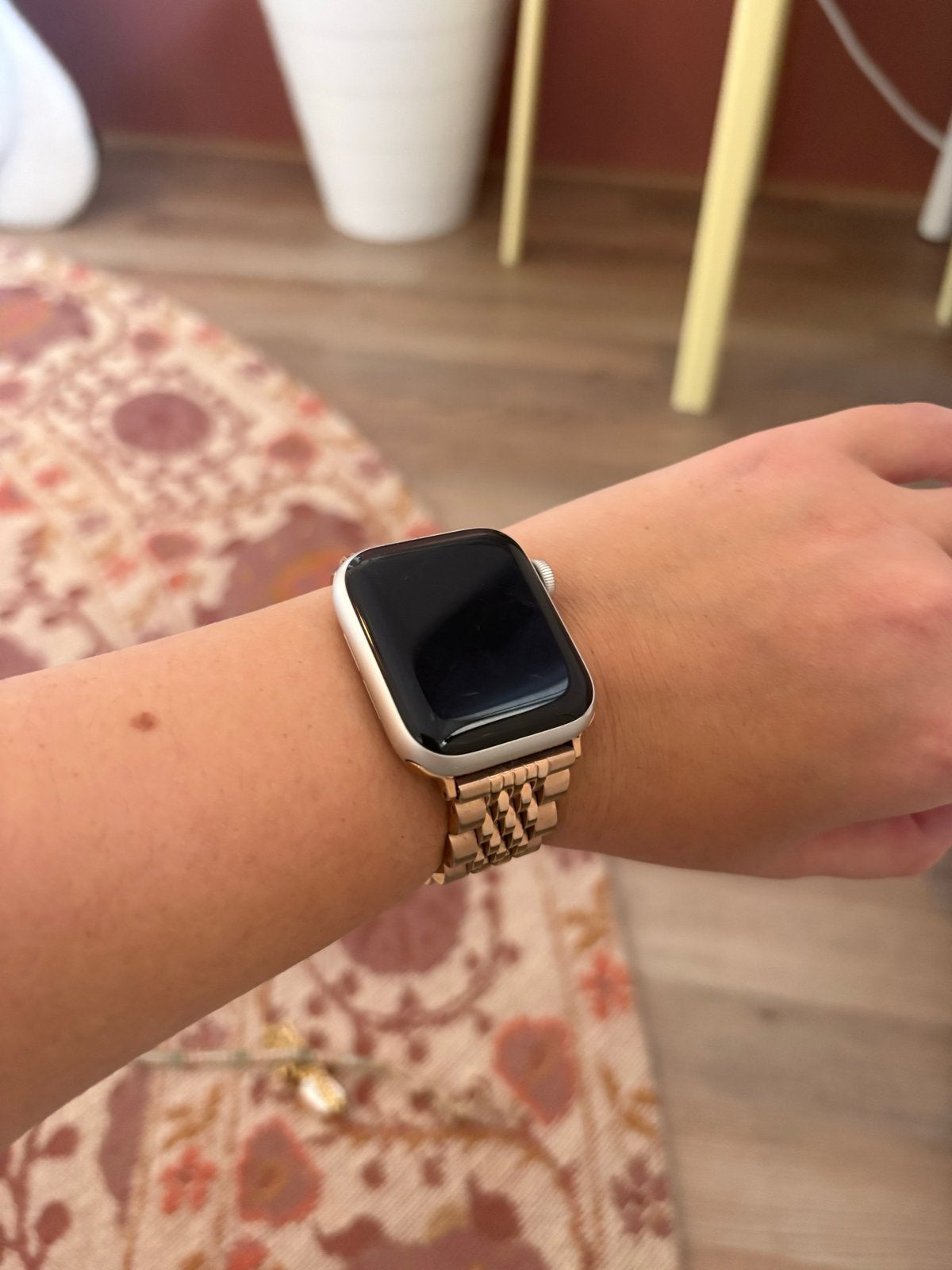 Apple Watch SE 40mm met roségouden bandje, Afstand, IOS, Ophalen of Verzenden, Zo goed als nieuw