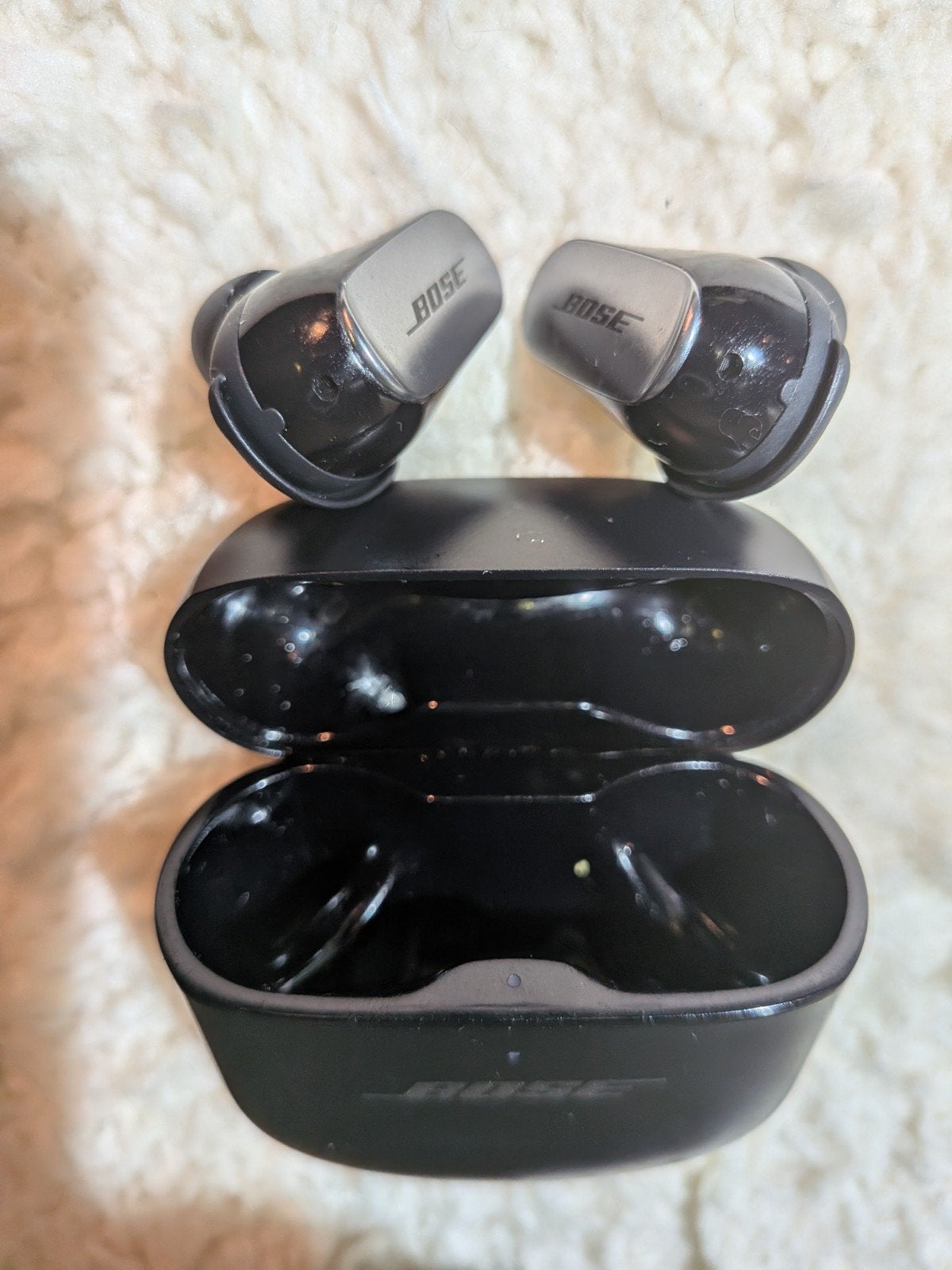bose ultra comfort ||, Telecommunicatie, Zwart, Bose, Zo goed als nieuw, In oorschelp (earbud)
