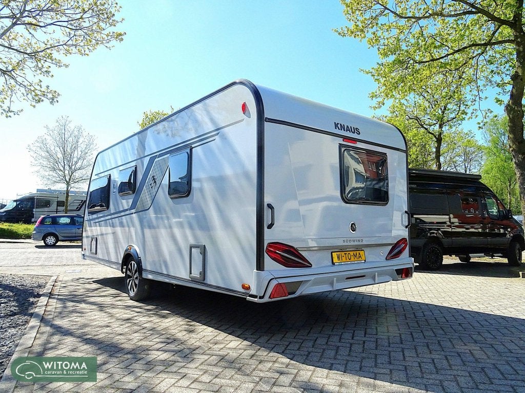 Knaus Sudwind Black Selection 580 UF aller nieuwste Knaus 20, Caravans en Kamperen, Bedrijf, Overige typen, 6 tot 7 meter, Knaus