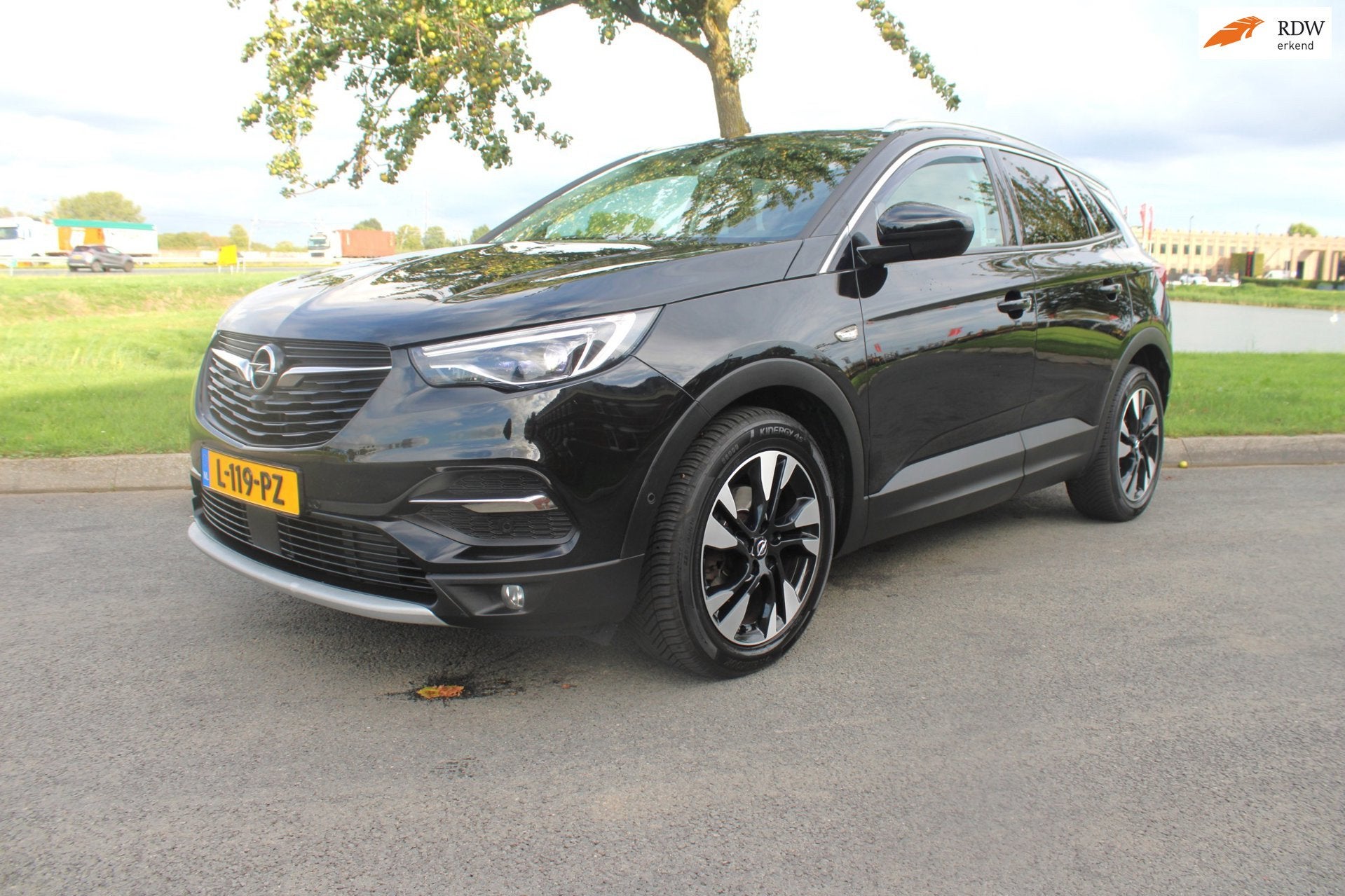 Opel Grandland X 1.2 Turbo Ultimate Automaat Climate Control, Gebruikt, 1199 cc, Zwart, Leder