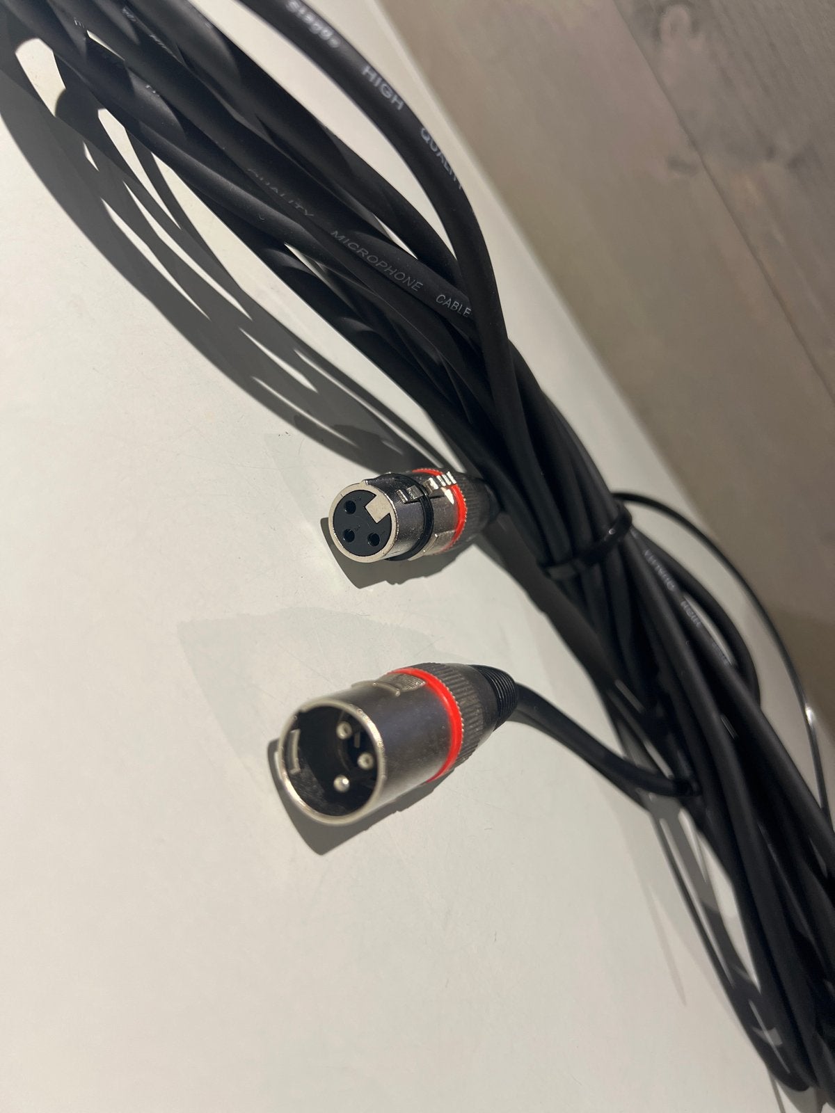 XLR Microfoonkabel - Hoge Kwaliteit, N, N, Ophalen of Verzenden, Zo goed als nieuw