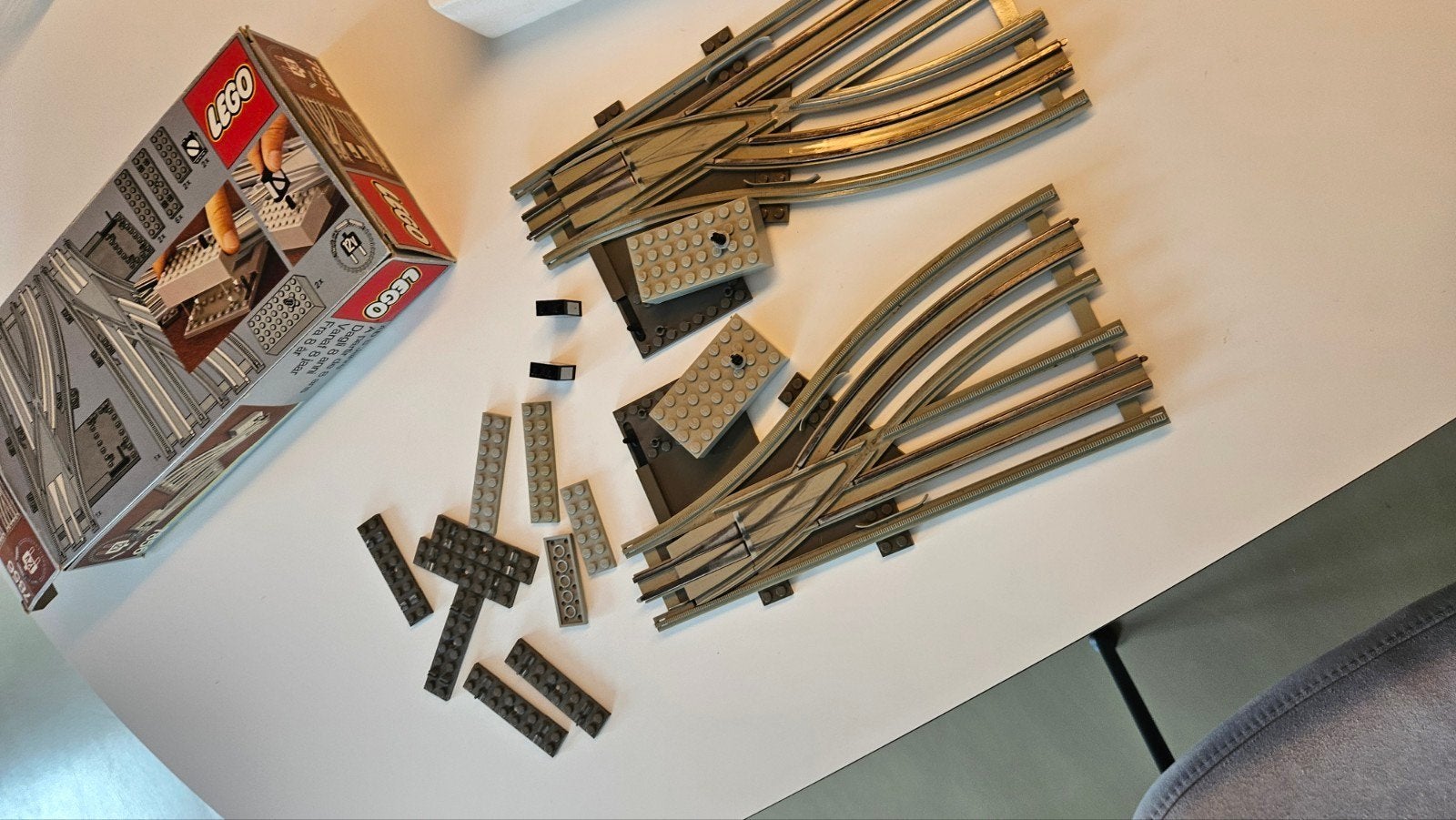 Lego 7856 treinrails en wissels, Ophalen of Verzenden, Gebruikt